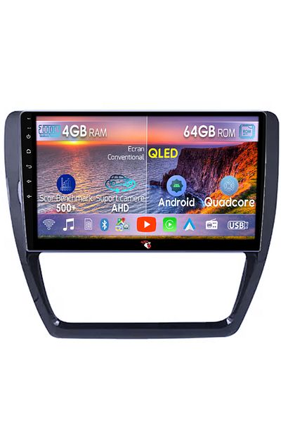 navi-it Navigatie dedicata VW Jetta 2012-2016, 4GB RAM 64GB ROM, Octacore, Android 14, Display QLED 1K 10",