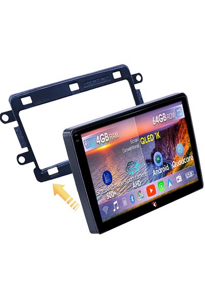 navi-it Dedicated navigation for Renault Sandero Dacia Duster Captur Lada Xray, 4GB RAM 64GB ROM, Octacore, Android