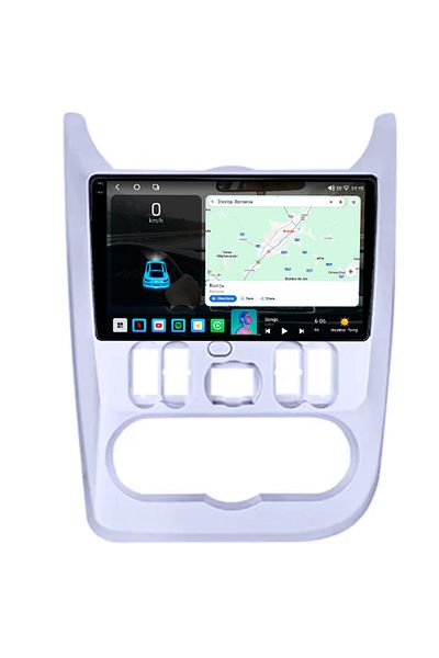 navi-it Navigatie dedicata Dacia Logan 2009-2016, 4GB RAM 64GB ROM, Octacore, Android 14, Display QLED 1K 9"