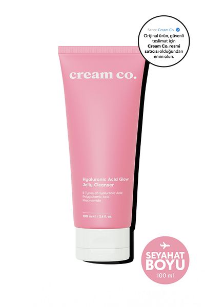 Cream Co. جل تنظيف الوجه المرطب المضاد للعيوب، حمض الهيالورونيك النياسيناميد |   100 مل |   جميع أنواع البشرة