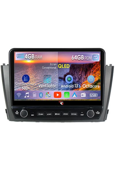 navi-it Dedicated navigation Avensis 2008-2015 with rotary buttons model 2024, 4 GB RAM 64 ROM, Quadcore, Andr