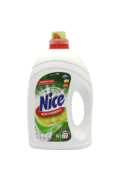 NİCE LIQUID GEL DETERGENT 4L ALOE VERA 72SP