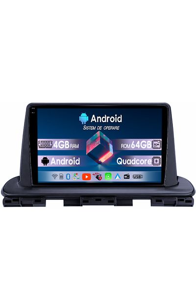 navi-it Navigatie dedicata Kia Cerato 2018-2021, 4GB RAM 64GB ROM, Quad Core, Display 9" QLED 1K, Carplay, A