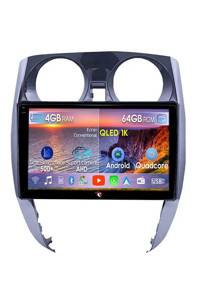 navi-it Navigatie dedicata Nissan Note 2012-2019, 4GB RAM 64GB ROM, Octacore, Android 14, Display QLED 1K 9"