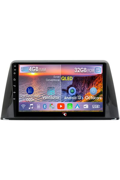 navi-it Navigatie dedicata Peugeot 308 2016-2018, 4 GB RAM 32 ROM, Android 13, Display QLED, 9", DSP, Carpla