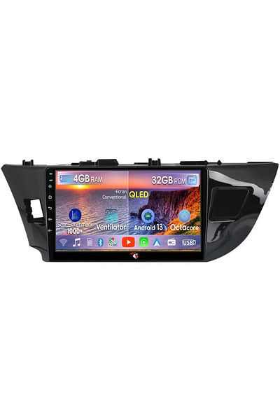 navi-it Dedicated navigation for Toyota Corolla 2012-2016, 4 GB RAM 32 ROM, Android 13, QLED display, 10", DSP, Ca