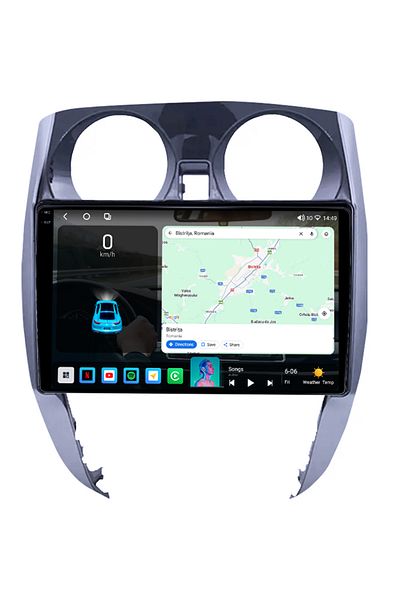 navi-it Navigatie dedicata Nissan Note 2012-2019, 4GB RAM 64GB ROM, Octacore, Android 14, Display QLED 1K 9"