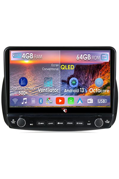 navi-it Dedicated navigation Smart 2014-2020 with rotary buttons model 2024, 4 GB RAM 64 ROM, Quadcore, Android