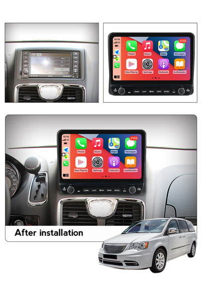 navi-it Navigatie dedicata Grand Voyager 2011-2015 cu butoane rotative model 2024, 4 GB RAM 64 ROM, Quadcore