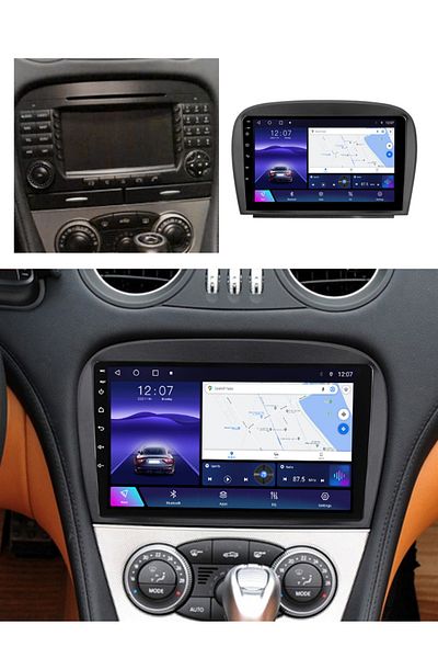 navi-it Navigatie dedicata Mercedes SL W230 2004-2011 A-W230, 4GB RAM 64GB ROM, Octacore, Android 14, Displa