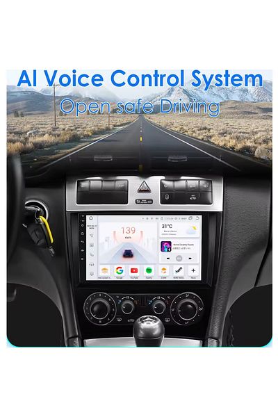navi-it Navigatie dedicata Mercedes C Class W203 CLK Auto in 2 usi W209 2003-2009 4GB RAM 64GB ROM, Quad Cor