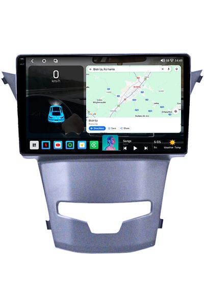navi-it Navigatie dedicata Ssangyong Actyon 2013-2017, 4GB RAM 64GB ROM, Octacore, Android 14, Display QLED