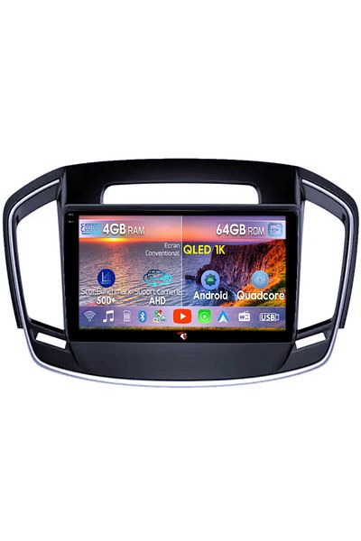 navi-it Navigatie dedicata Buick Regal 2014+, 4GB RAM 64GB ROM, Octacore, Android 14, Display QLED 1K 9", Ca