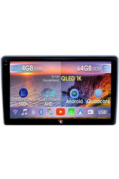 navi-it Navigatie dedicata Peugeot 308 2013-2017, 4GB RAM 64GB ROM, Octacore, Android 14, Display QLED 1K 9"