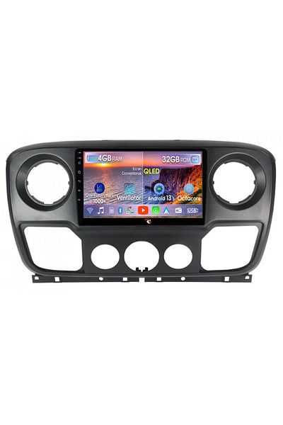 navi-it Navigatie dedicata Nissan NV400, 4 GB RAM 32 ROM, Android 13, Display QLED, 10", DSP, Carplay, Andro