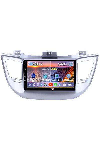 navi-it Navigatie dedicata Hyundai Tucson IX35 2014-2018, 9 Inch, QLED, 4GB RAM 32GB ROM, DSP, RDS, 4G, Andr