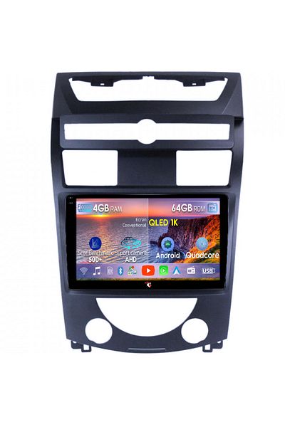 navi-it Navigatie dedicata SsangYong Rexton 2006-2012, 4GB RAM 64GB ROM, Octacore, Android 14, Display QLED