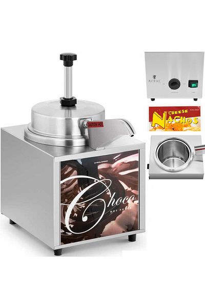 Royal Catering Podgrzewacz elektryczny do sosów czekolady z dozownikiem 4.5 l 500 W