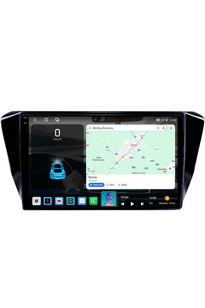 navi-it Dedicated navigation Skoda Superb 3 2015-2019, 4GB RAM 64GB ROM, Octacore, Android 14, QLED 1K display