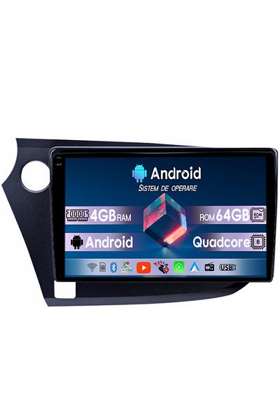 navi-it Navigatie dedicata Honda Insight 2009 -2014, 4GB RAM 64GB ROM, Quadcore, Android 14, Display QLED 1K