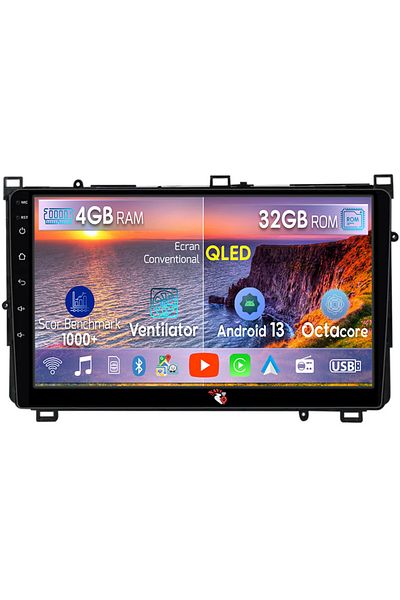navi-it Navigatie dedicata Toyota Corolla 11 Auris E180 2017-2018, 4GB RAM 32GB ROM, Android 13, Display 9 "