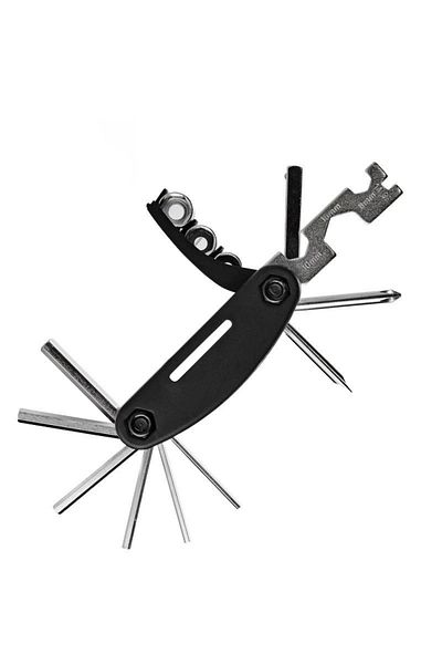 shumee 16w1 Narzędzie wielofunkcyjne MultiTool do naprawy rowerów - czarne