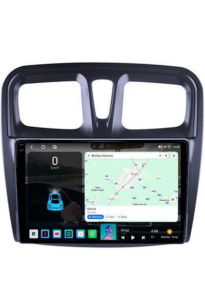 navi-it Navigatie dedicata Dacia Logan 2 2012-2019, 4GB RAM 64GB ROM, Octacore, Android 14, Display QLED 1K