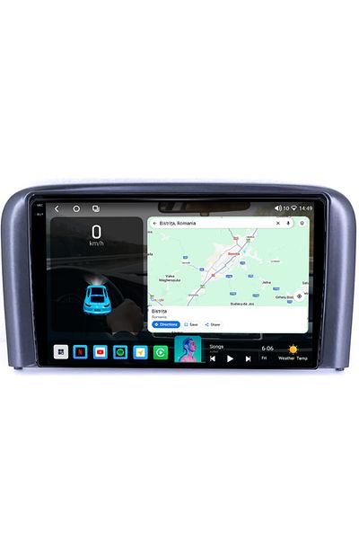 navi-it Navigatie dedicata Volvo S80 1998-2006, 4GB RAM 64GB ROM, Octacore, Android 14, Display QLED 1K 9",