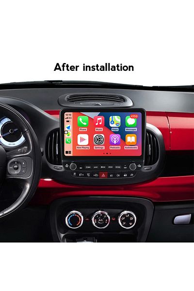 navi-it Dedicated navigation Fiat 500L 2012-2017 with rotary buttons model 2024, 4 GB RAM 64 ROM, Quadcore, Year