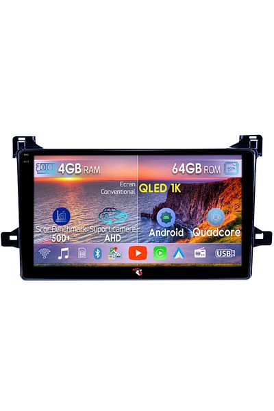 navi-it Navigatie dedicata Toyota Prius XW50 2015-2020, 4GB RAM 64GB ROM, Octacore, Android 14, Display QLED
