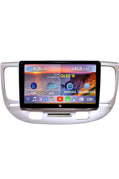navi-it Navigatie dedicata Kia Rio2 2005-2011, 4GB RAM 64GB ROM, Octacore, Android 14, Display QLED 1K 9", C