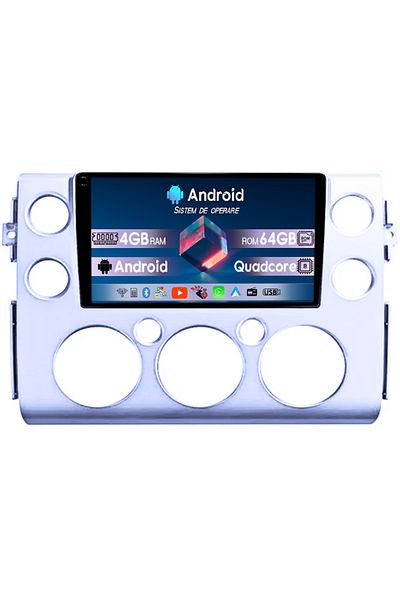 navi-it Navigatie dedicata Toyota FJ Cruiser J15 2006-2020, 4GB RAM 64GB ROM, Octacore, Display 9" QLED 1K,