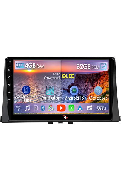 navi-it Navigatie dedicata Citroen Berlingo 2018-2020, 4 GB RAM 32 ROM, Android 13, Display QLED, 9",DSP, Ca