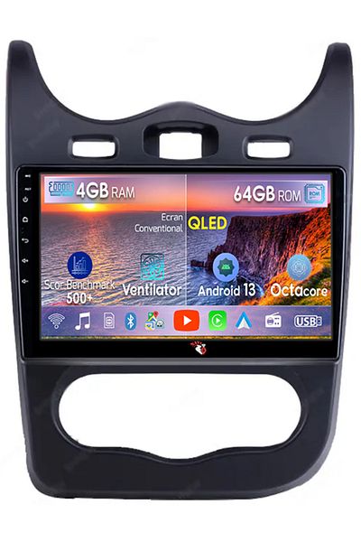 navi-it Navigatie dedicata Renault Sandero 2013-2014, 4GB RAM 64GB ROM, Octacore, Android 13, Display QLED 1