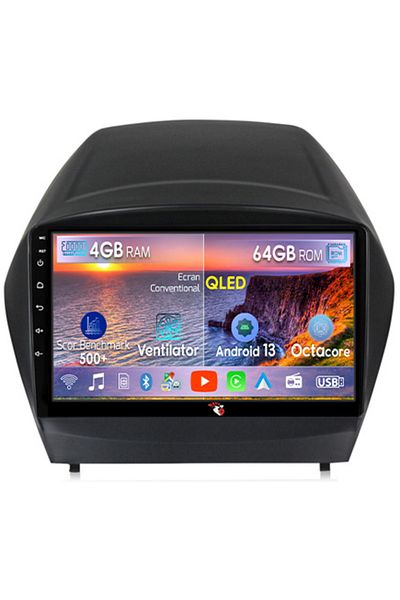 navi-it Navigatie dedicata Hyundai IX 35 2009-2015, 4GB RAM 64GB ROM, Octacore, Android 13, Display QLED 9",