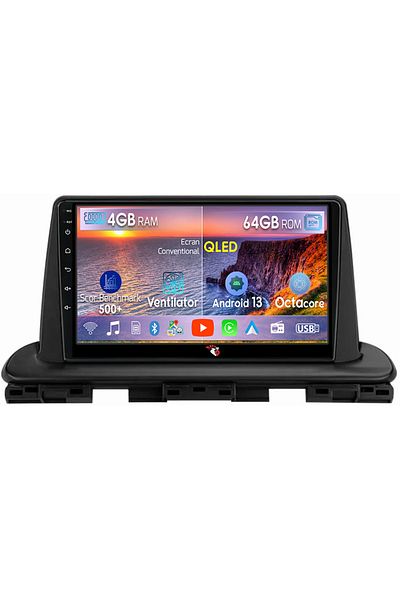 navi-it Navigatie dedicata Kia Cerato 2018-2021, 4GB RAM 64GB ROM, Octacore, Android 13, Display QLED 9", DS