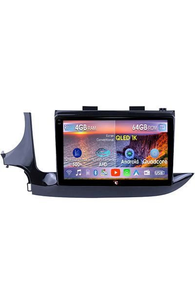 navi-it Dedicated navigation Opel Mokka 2016-2018, 4GB RAM 64GB ROM, Octacore, Android 14, Display QLED 1K 9",