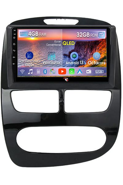 navi-it Dedicated navigation Renault Captur 2016-2019, 9 Inch, 4GB RAM 32 GB ROM, Octacore, QLED, DSP, RDS, 4G