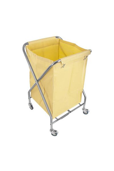 Royal Catering Cărucior de rufe pliabil din oțel inoxidabil 200L