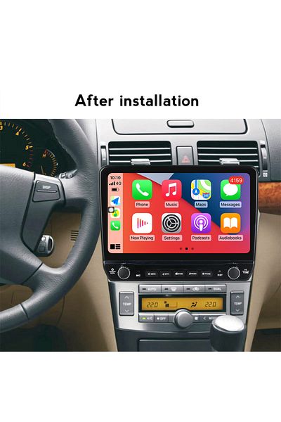 navi-it Navigatie dedicata Avensis 2002-2008 cu butoane rotative model 2024, 4GB RAM 64GB ROM, Android 13, D