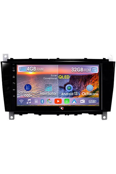 navi-it Dedicated navigation CLK 2004-2006, 4GB RAM 32GB ROM, Internet, Applications, Waze, GPS Android 13