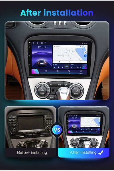 navi-it Navigatie dedicata Mercedes SL W230 2004-2011 A-W230, 4GB RAM 64GB ROM, Octacore, Android 14, Displa