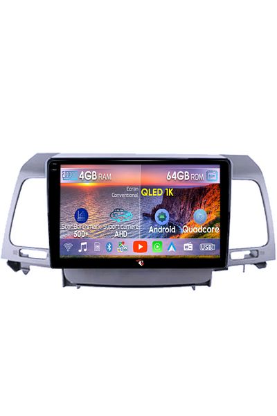 navi-it Navigatie dedicata Kia Opirus 2007-2008, Black, 4GB RAM 64GB ROM, Octacore, Android 14, Display QLED