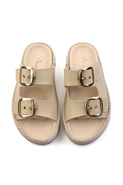 Bambi Beige Women's Slippers K04980210009