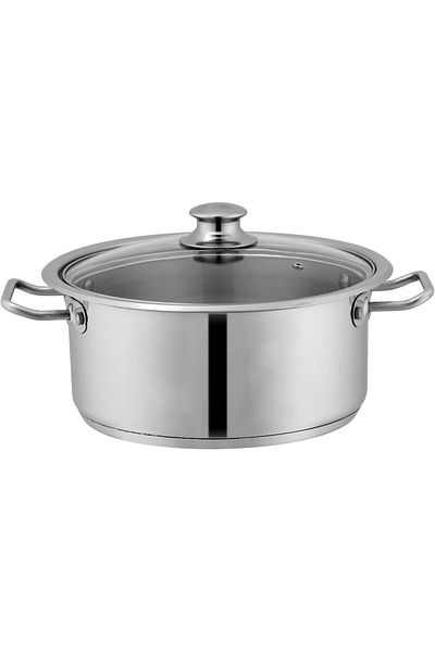 SONEX Mega Super Pot, (8.6 Ltr) Stainless Steel Cooking Pot/Casserole