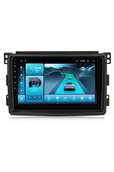 navi-it Navigation dedicated to Smart Fortwo 2006-2011, 4 GB RAM 32 GB ROM, Octacore, Android 13, QLED, DSP, RDS,