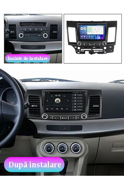 navi-it Navigatie dedicata Mitsubishi Lancer 2007-2012, 4GB RAM 64GB ROM, Quad Core, Display 10" QLED 1K, Ca