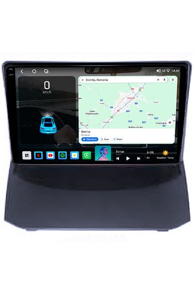 navi-it Navigatie dedicata Ford Fiesta 2004-2014, 4GB RAM 64GB ROM, Octacore, Android 14, Display QLED 1K 9"