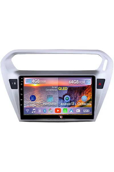 navi-it Navigatie dedicata Peugeot 301 / Citroen C-Elysee ( 2012 + ), 4GB RAM 64GB ROM, Octacore, Android 13