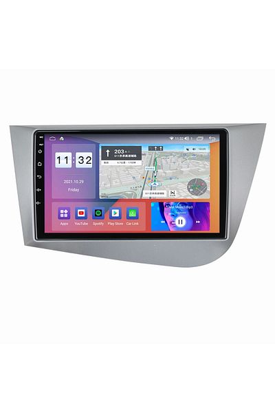 navi-it Navigatie dedicata Seat Leon 2005-2012, 4 GB RAM 32 ROM, Android 13, Display QLED, 9", DSP, Carplay,